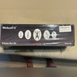 WeluvFit Pilates bar kit with resistance bands. Kit for full body shaping.